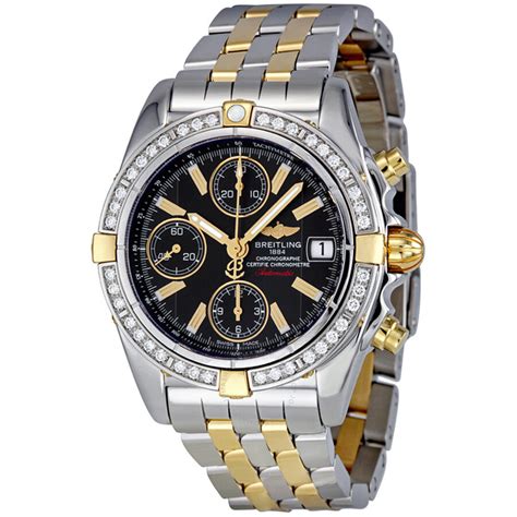 mens diamond breitling watches|breitling watches with diamond bezel.